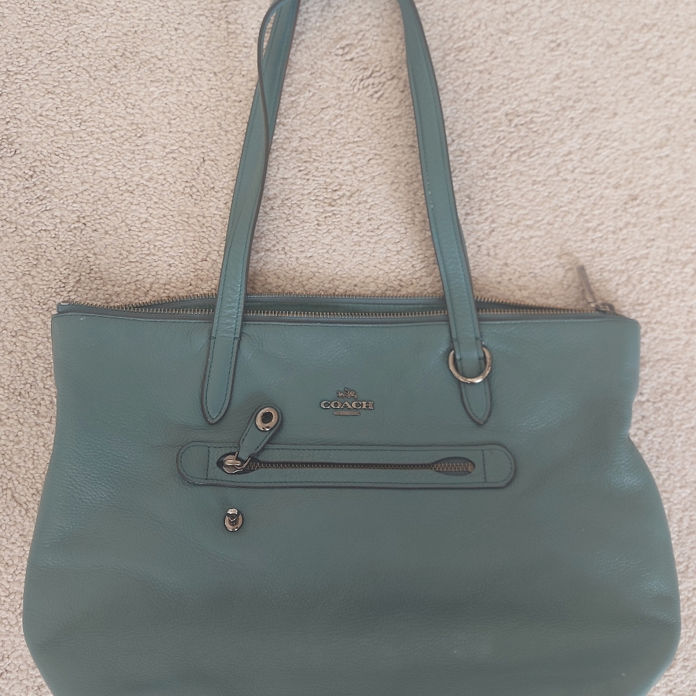 Coach Taylor Tote in Pebble Leather
